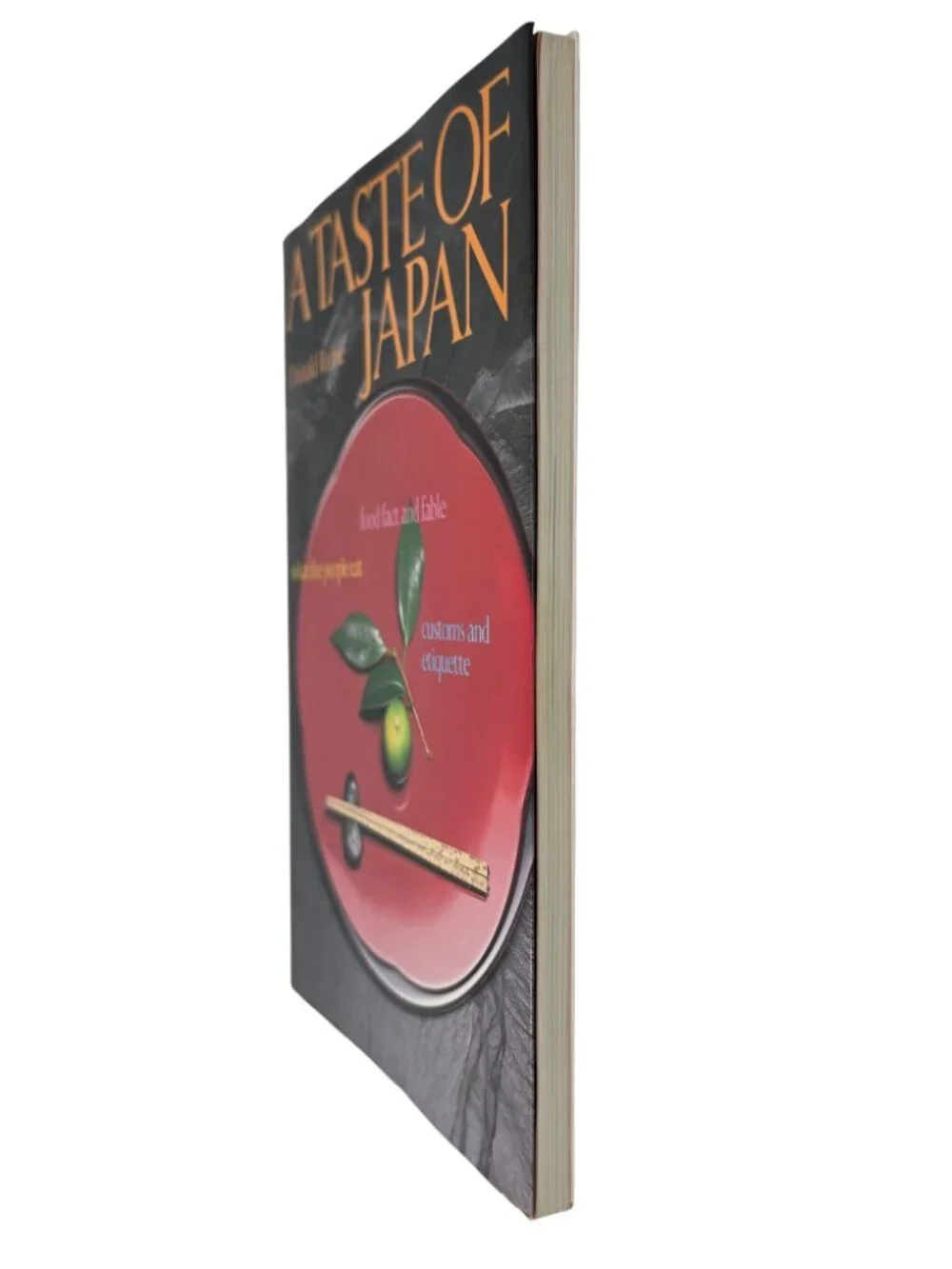 Vtg 1993 A Taste of Japan by Donald Richie Customs Cuisine Softcover Dust Jacket
